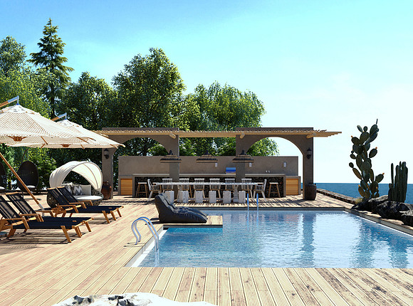 pool area