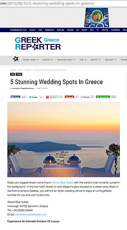 greek reporter above blue